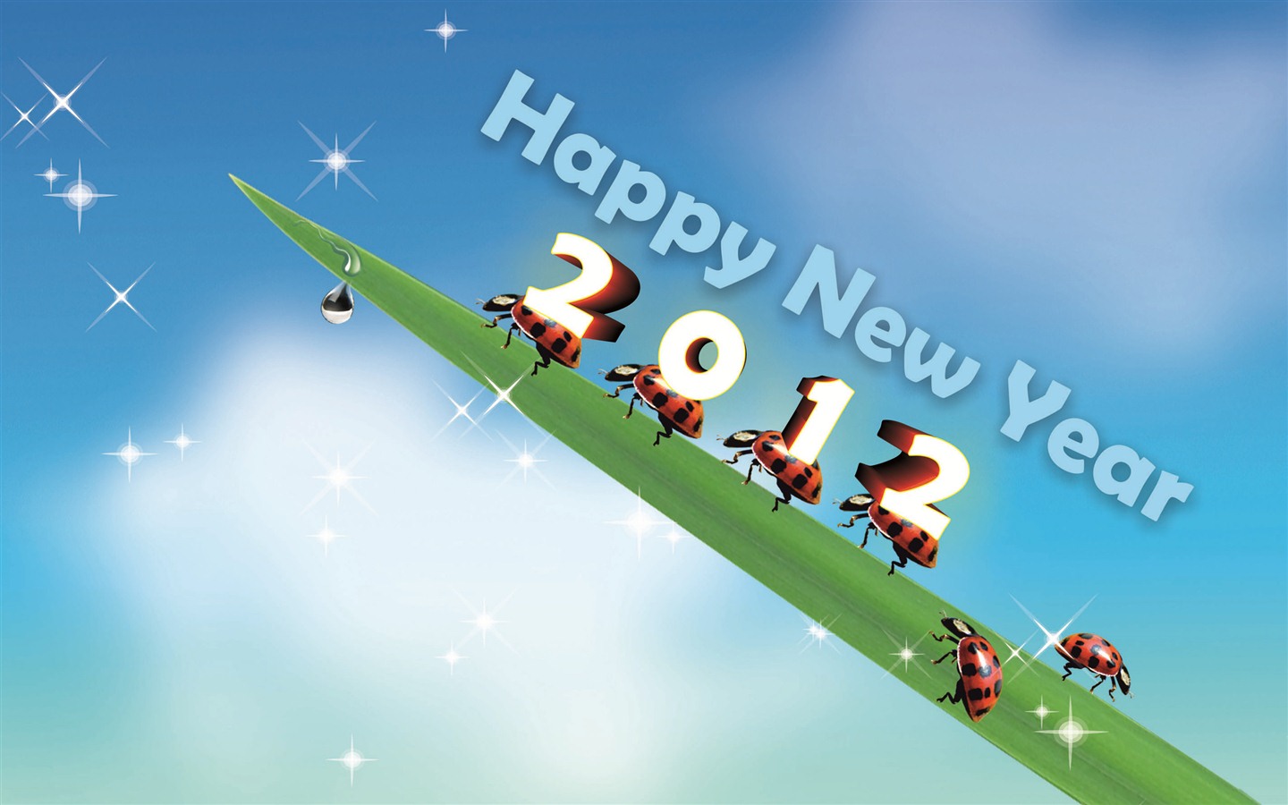 2012 New Year wallpapers (2) #8 - 1440x900