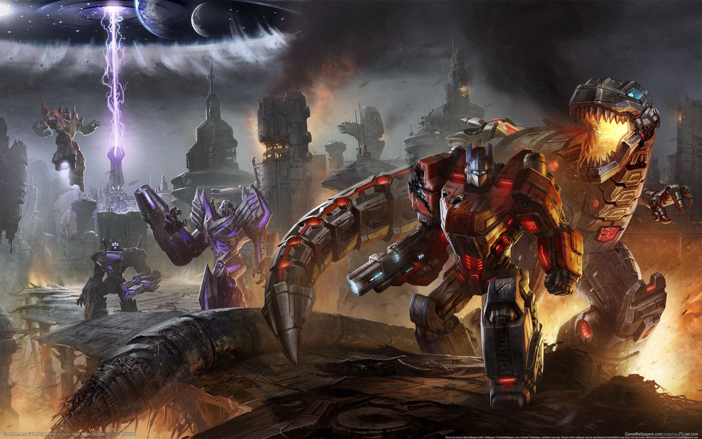 Transformers: Automne de fonds d'écran HD Cybertron #4 - 1440x900