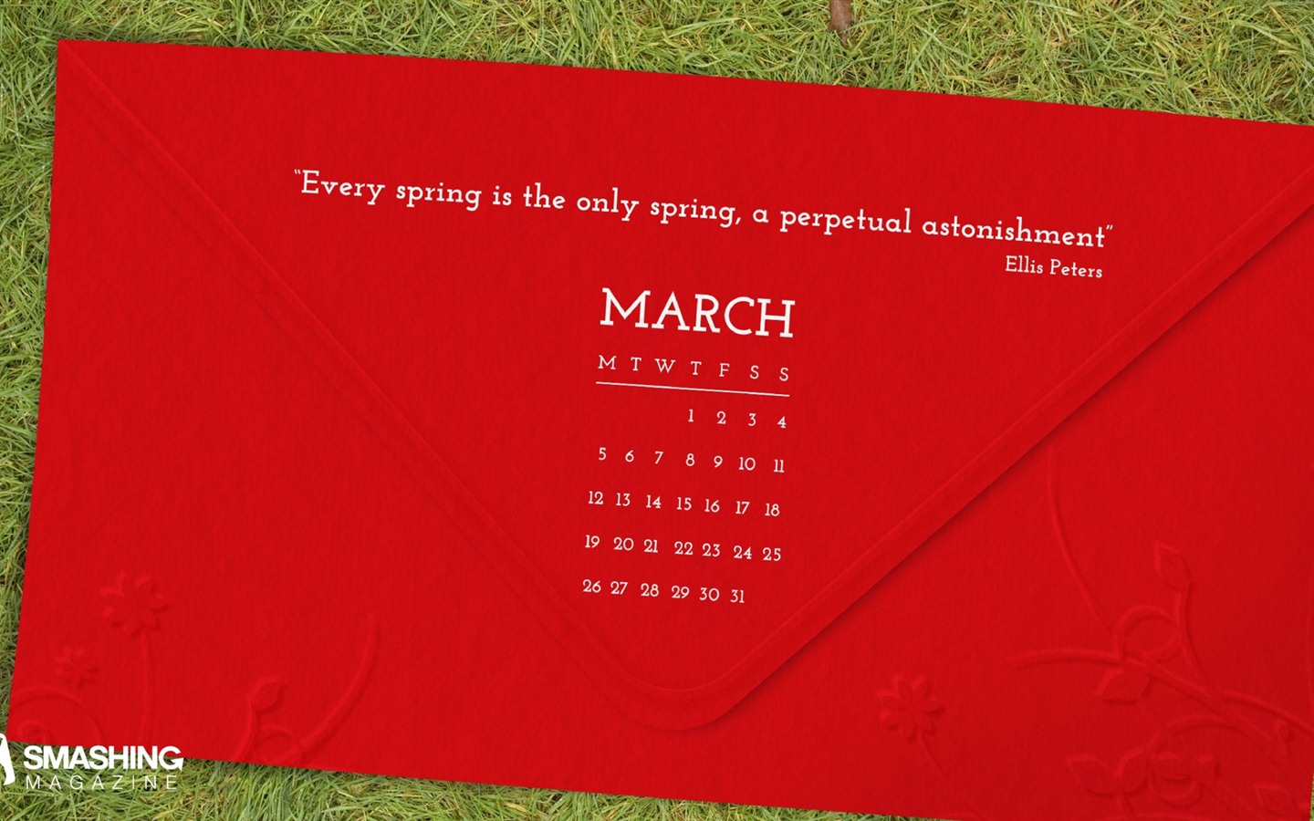 Март 2012 Календарь обои #16 - 1440x900