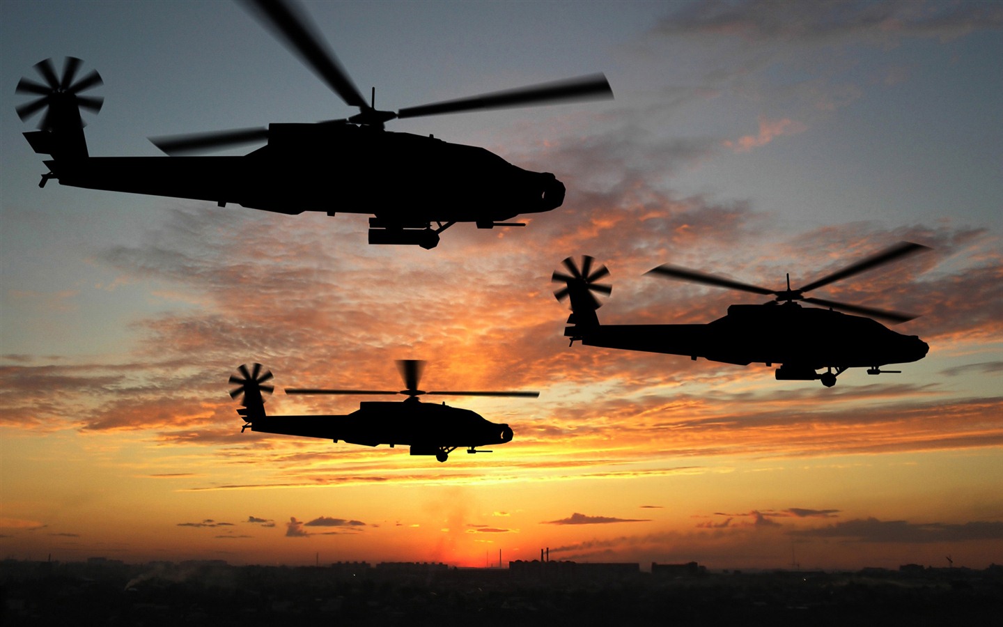 Fonds d'écran HD hélicoptères militaires #15 - 1440x900