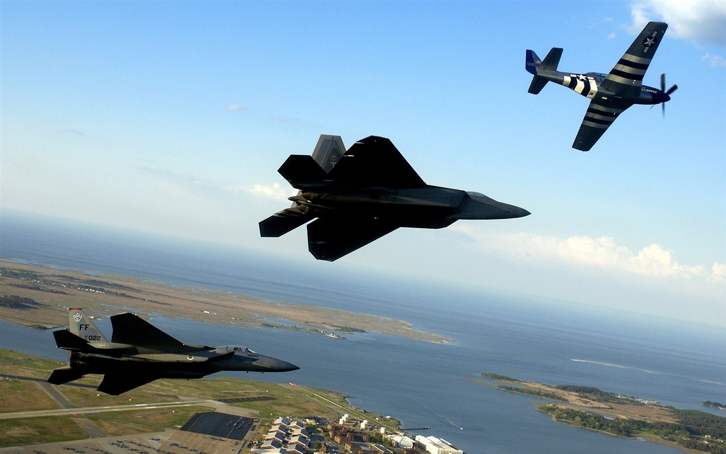 Military fighter HD widescreen wallpapers #19 - 1440x900
