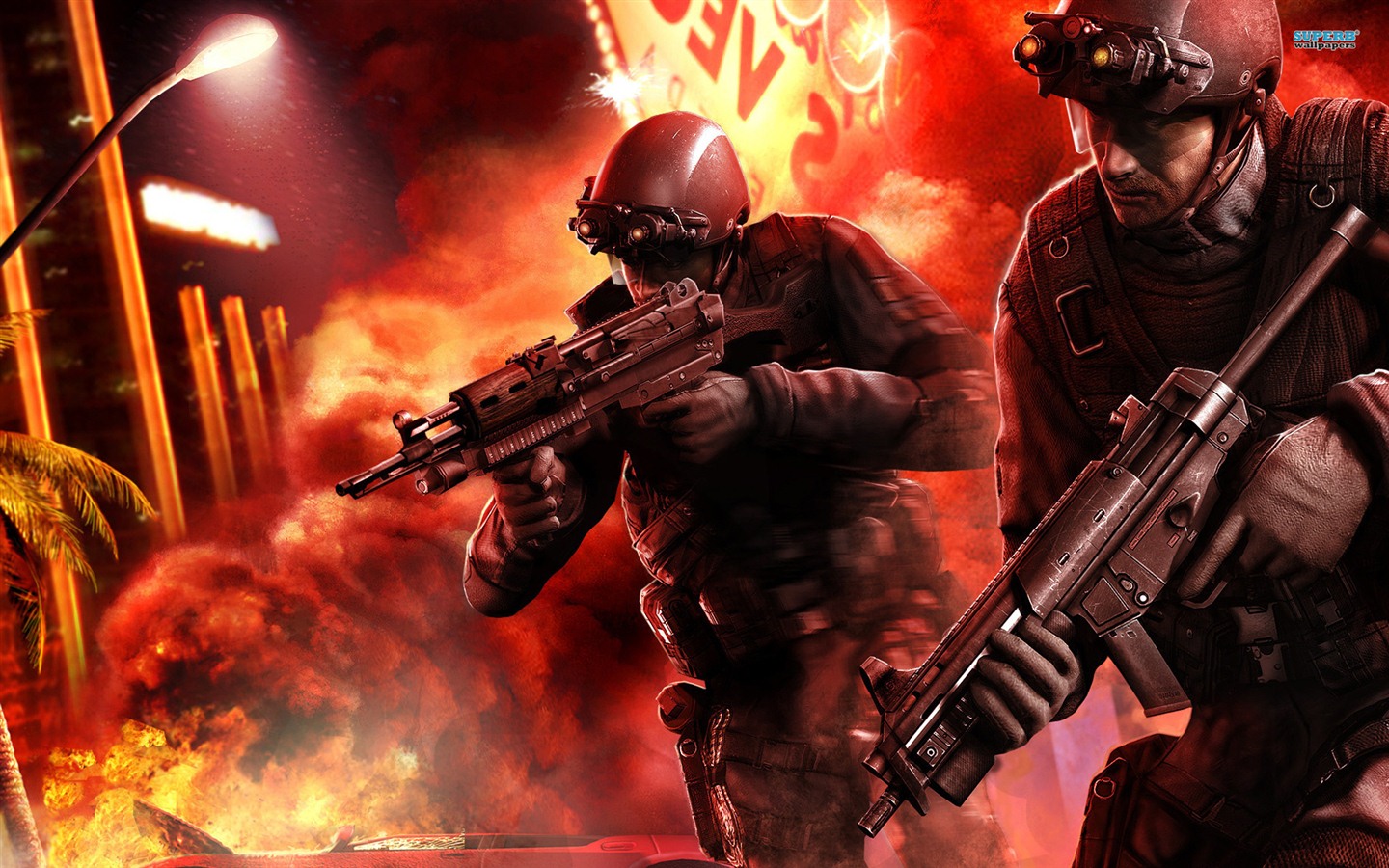 Tom Clancy 's Rainbow Six: Vegas HD wallpapers #8 - 1440x900