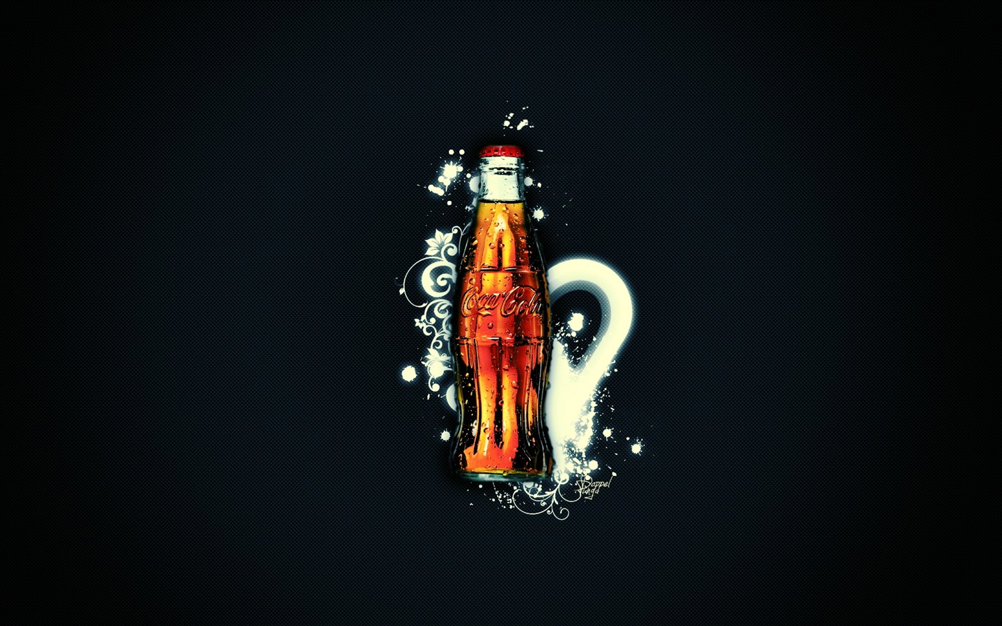 코카콜라 아름다운 광고 배경 화면 #4 - 1440x900
