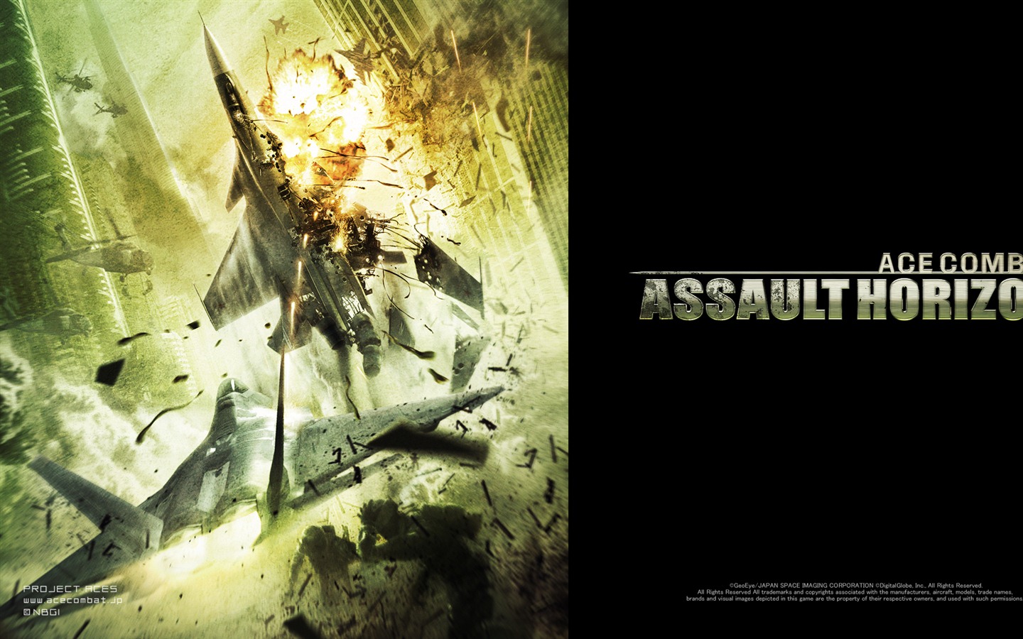 Ace Combat: Assault Horizon HD tapety na plochu #1 - 1440x900