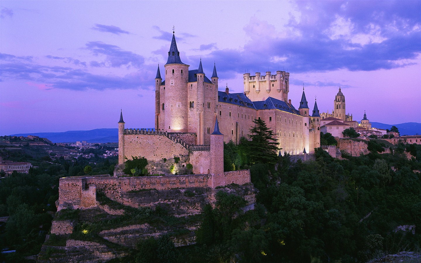 Windows 7 壁纸：欧洲的城堡1 - 1440x900
