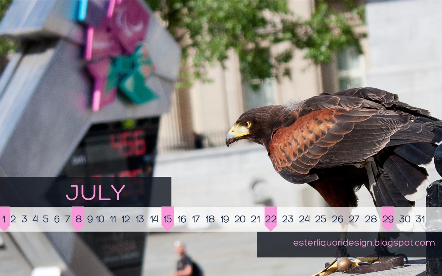 Července 2012 Kalendář Tapety na plochu (2) #2 - 1440x900