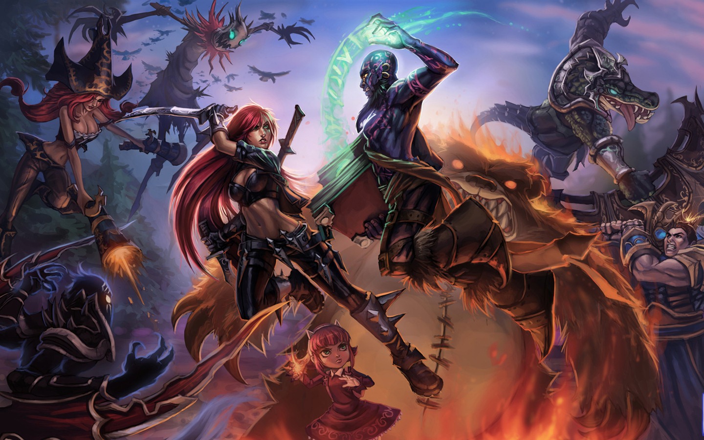 League of Legends krásné dívky tapety #26 - 1440x900