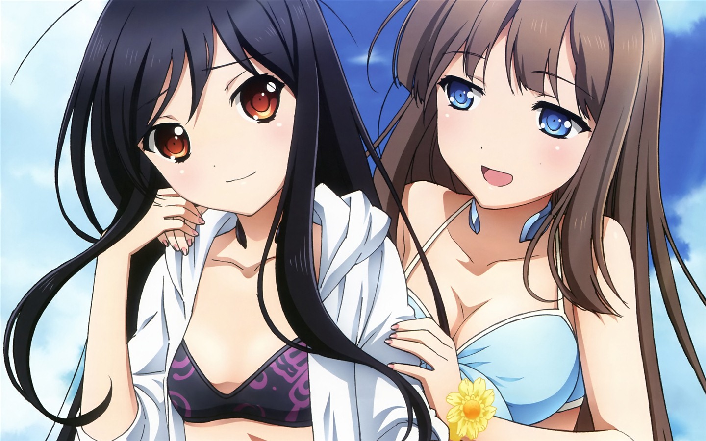 Красивые аниме девушки HD обои (1) #10 - 1440x900