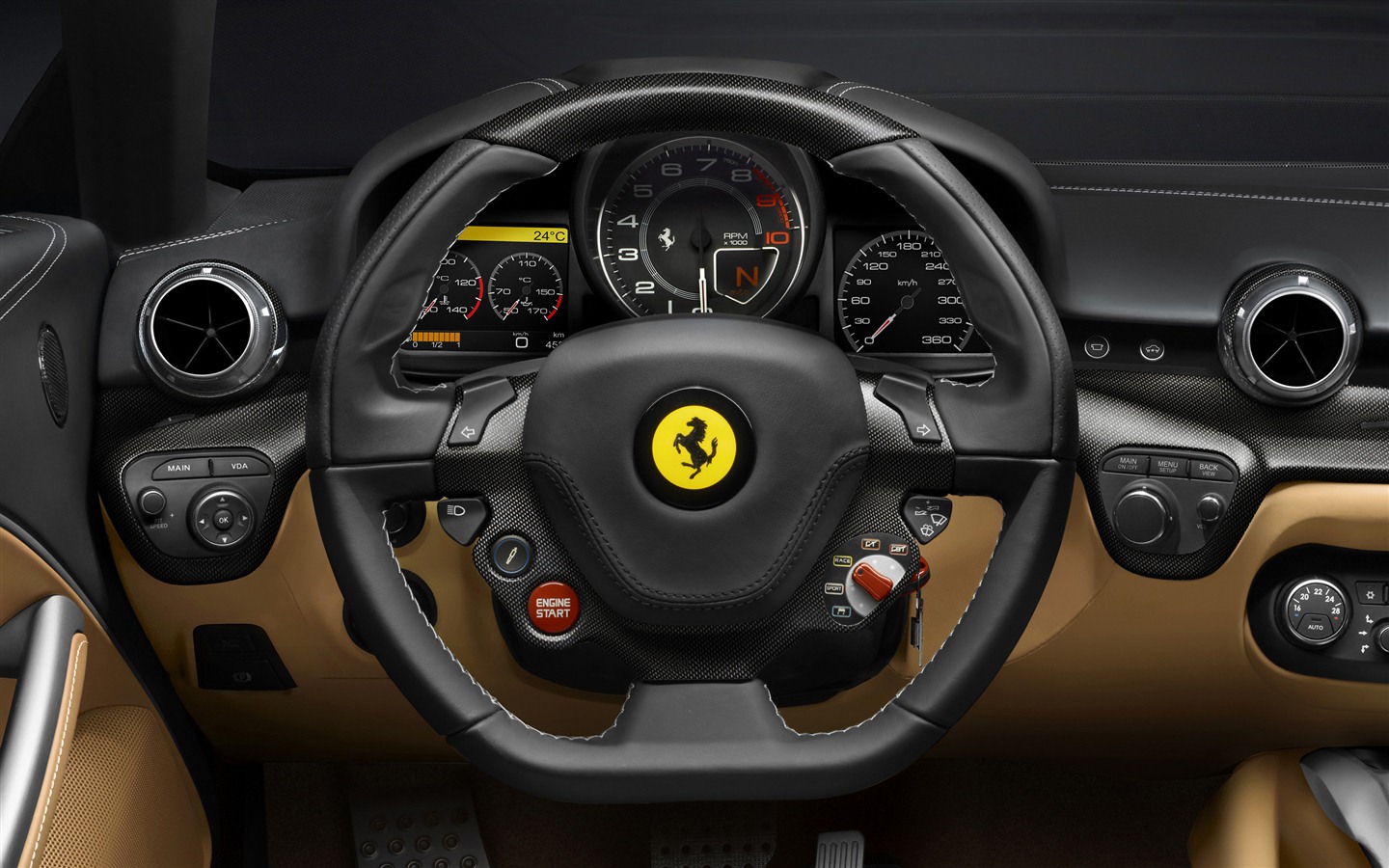 2012 Ferrari F12 Berlinetta 法拉利高清壁紙 #7 - 1440x900