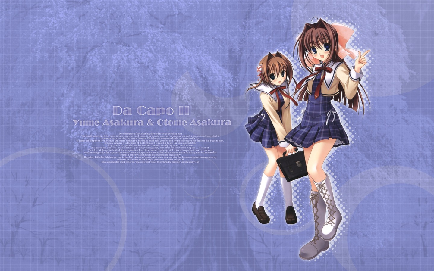 D.C. Dívčí Symphony HD anime Tapety na plochu #11 - 1440x900