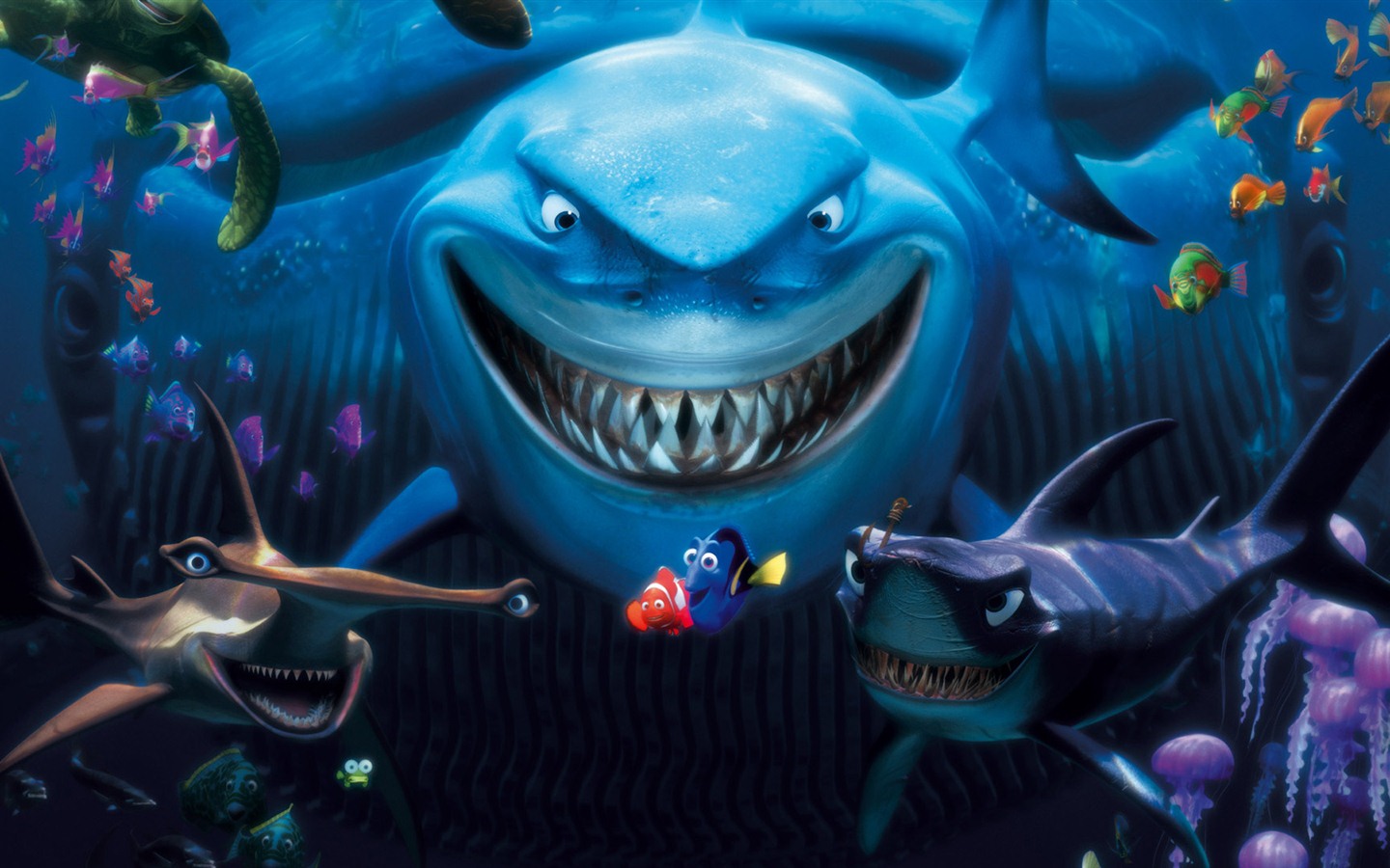 Buscando a Nemo 3D 2012 HD fondos de pantalla #15 - 1440x900