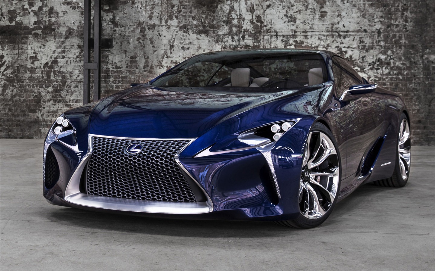 2012 Lexus LF-LC Blue concept 雷克萨斯 蓝色概念车 高清壁纸6 - 1440x900