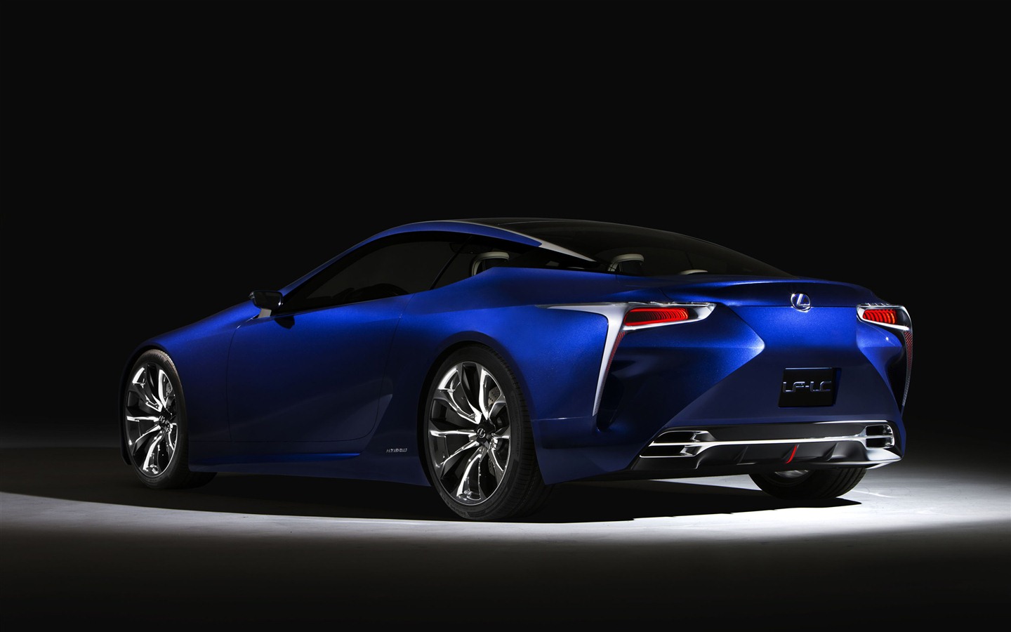 2012 Lexus LF-LC синий концепцию HD обои #9 - 1440x900