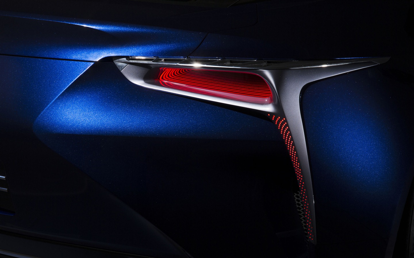 2012 Lexus LF-LC синий концепцию HD обои #13 - 1440x900