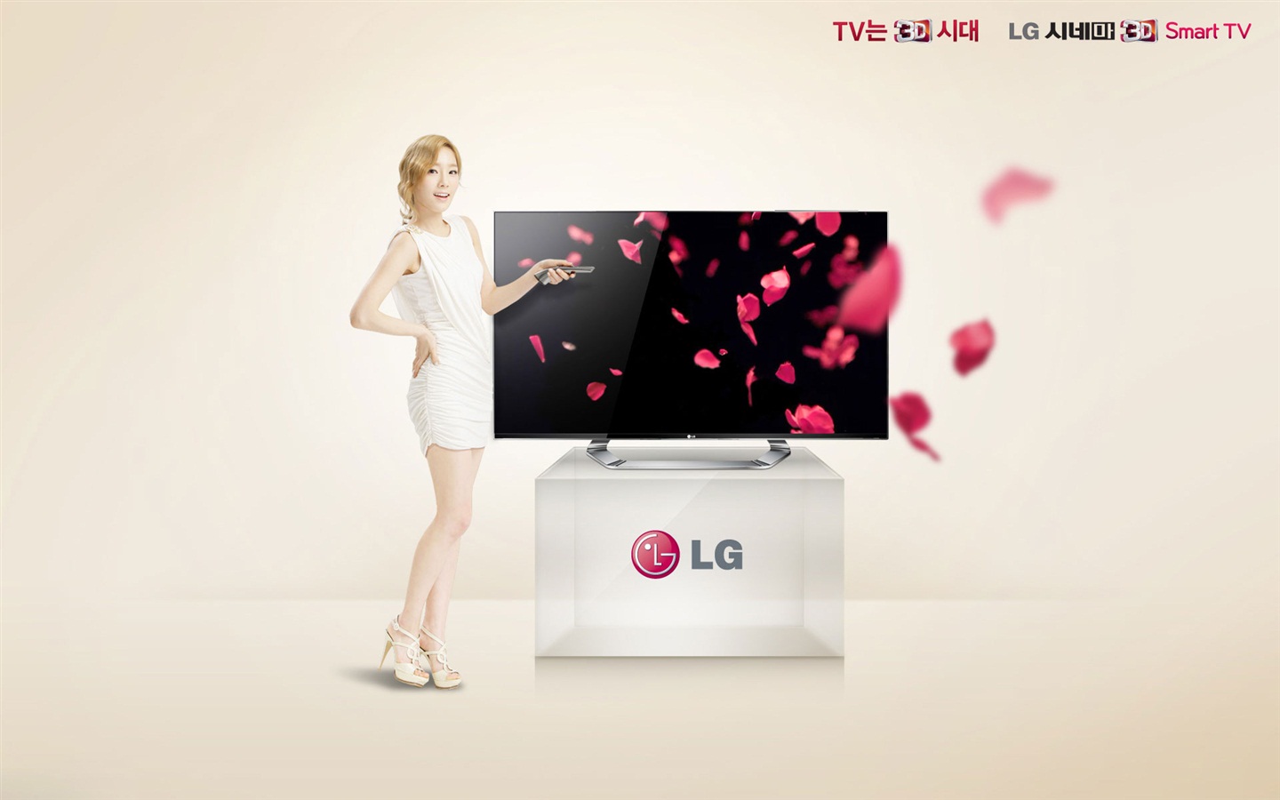 Girls Generation ACE и LG одобрения объявлений HD обои #14 - 1440x900