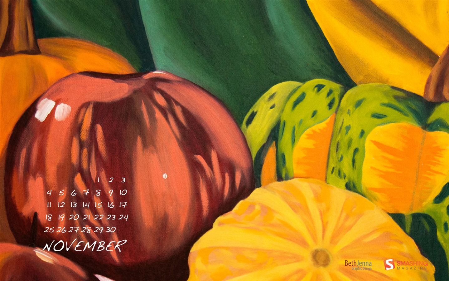 11 2012 Calendar fondo de pantalla (1) #18 - 1440x900