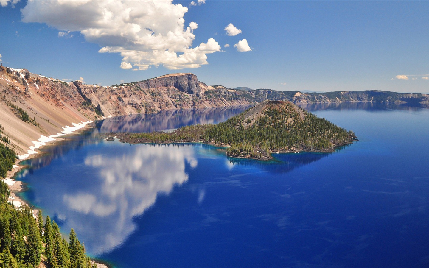 호수, 바다, 나무, 숲, 산, 아름다운 풍경을 배경 화면 #16 - 1440x900