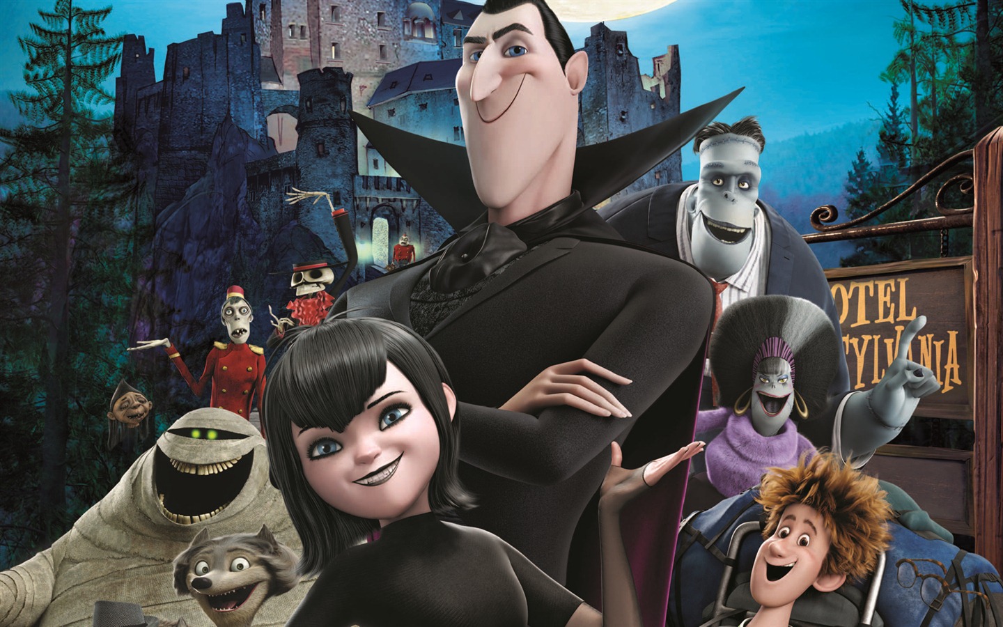 Hotel Transylvania HD fondos de pantalla #16 - 1440x900