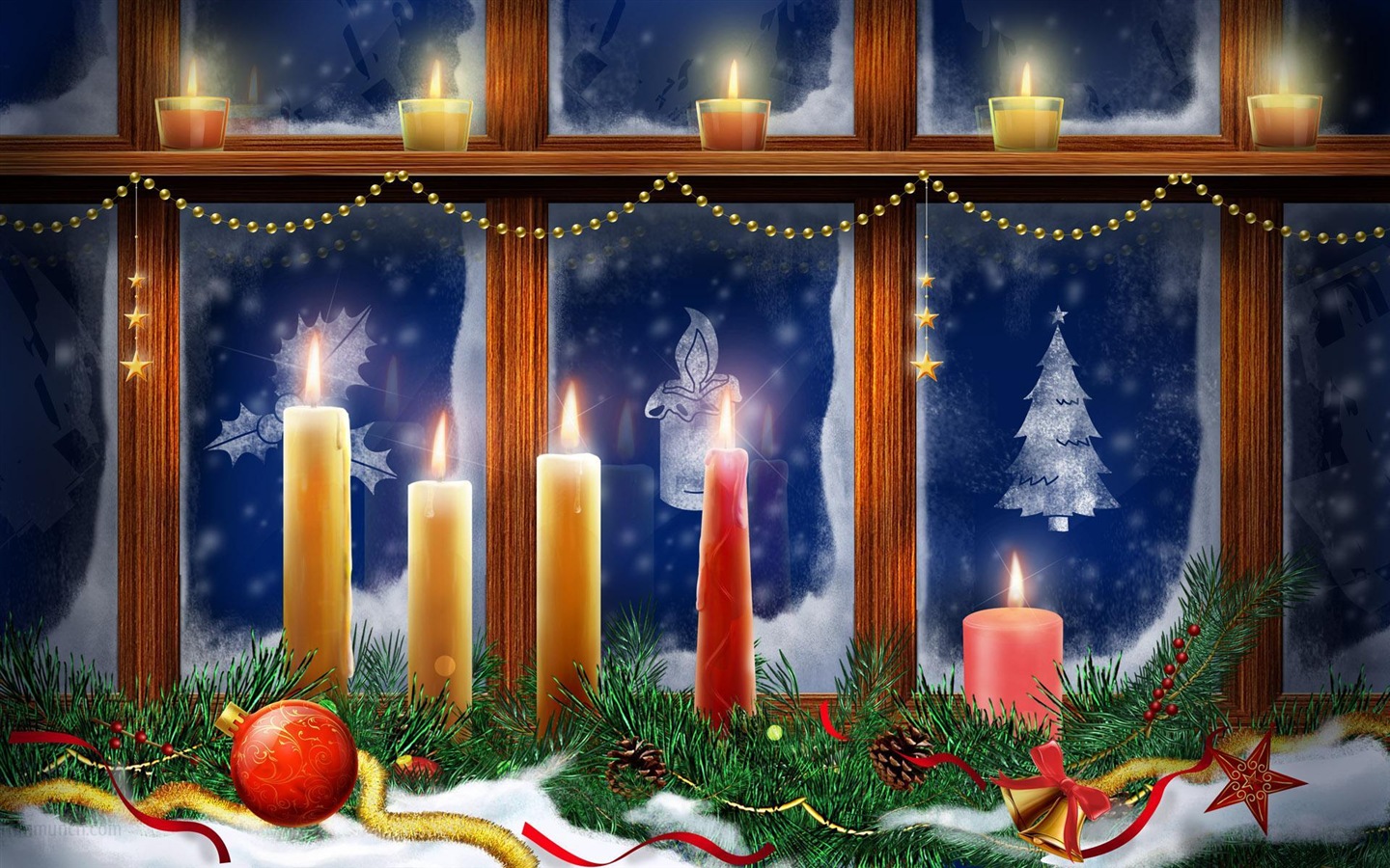 Merry Christmas HD Wallpaper destacados #14 - 1440x900
