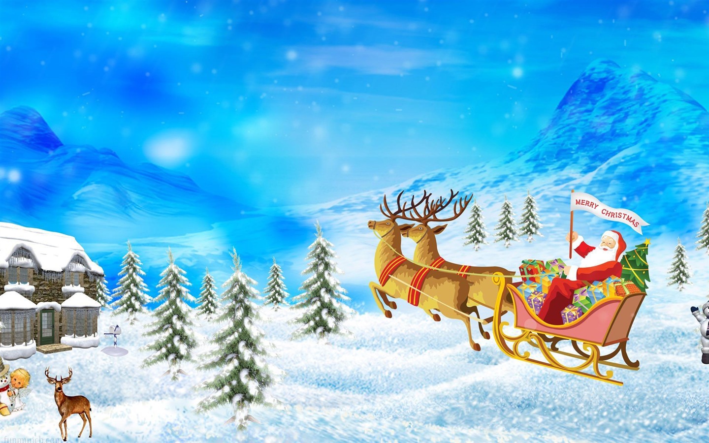 Frohe Weihnachten HD Wallpaper Feature #19 - 1440x900