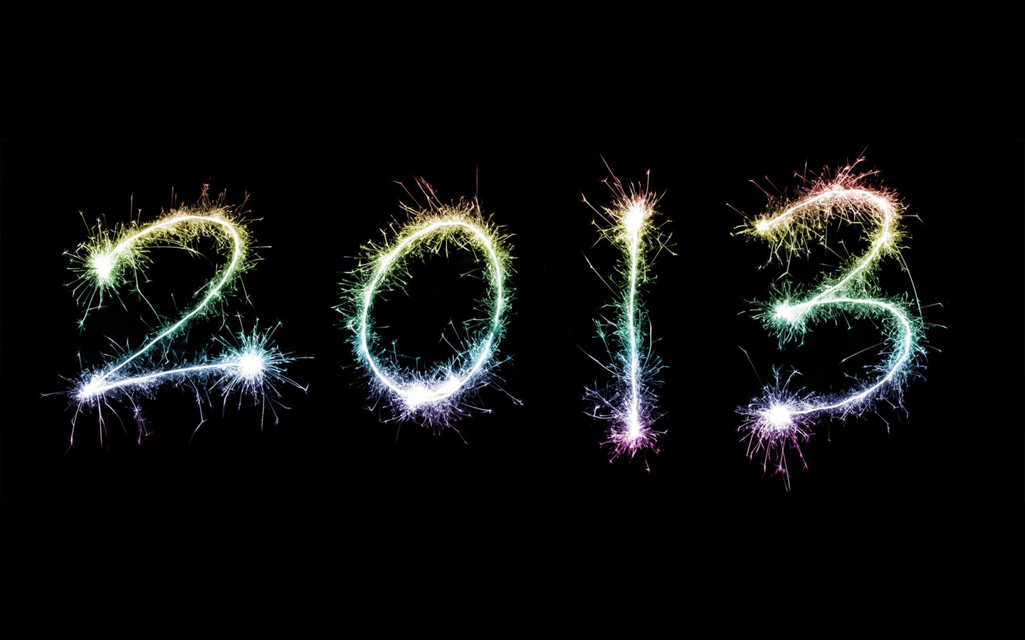 2013 Šťastný Nový Rok HD Tapety na plochu #1 - 1440x900