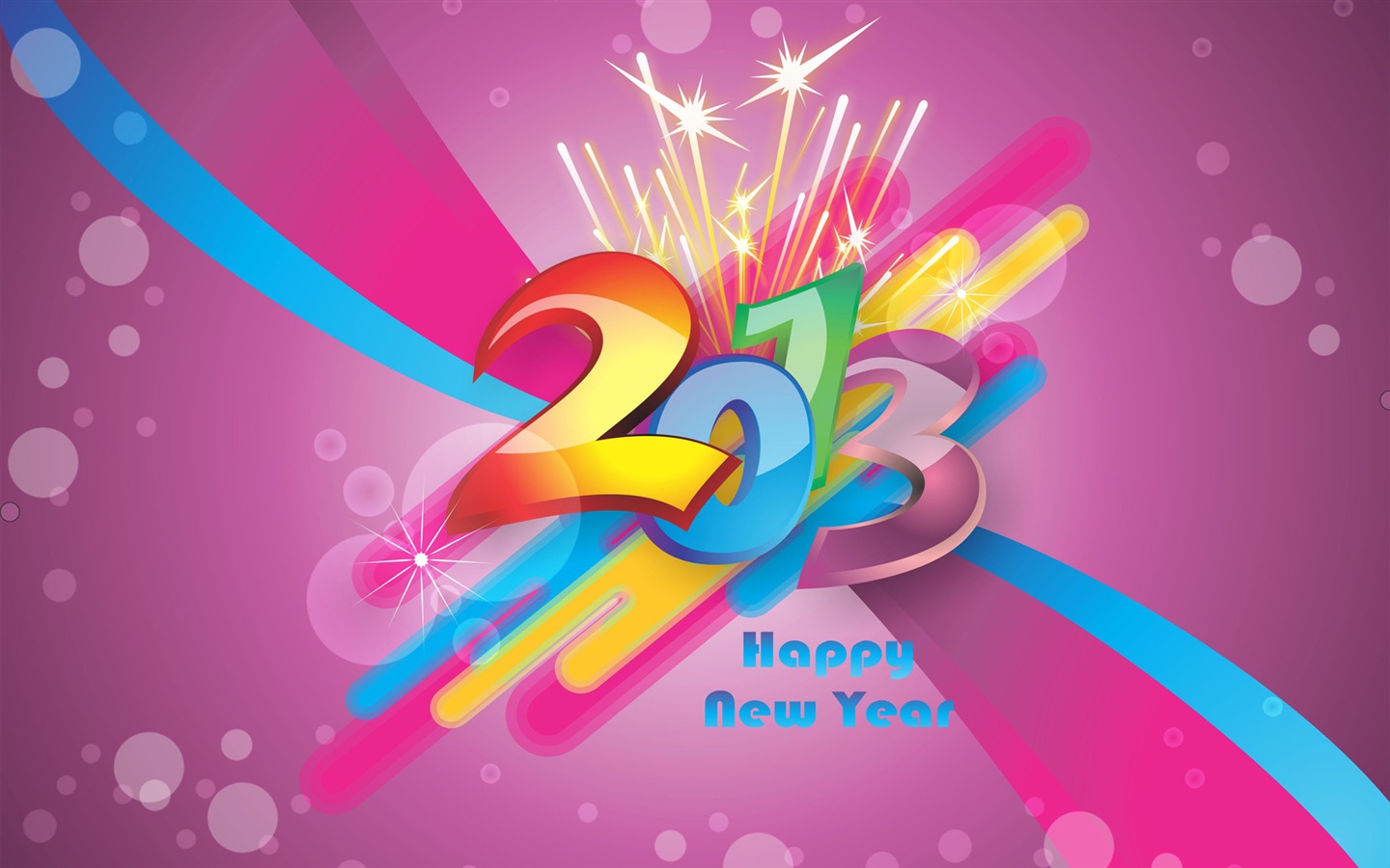 2013 Happy New Year HD обои #8 - 1440x900