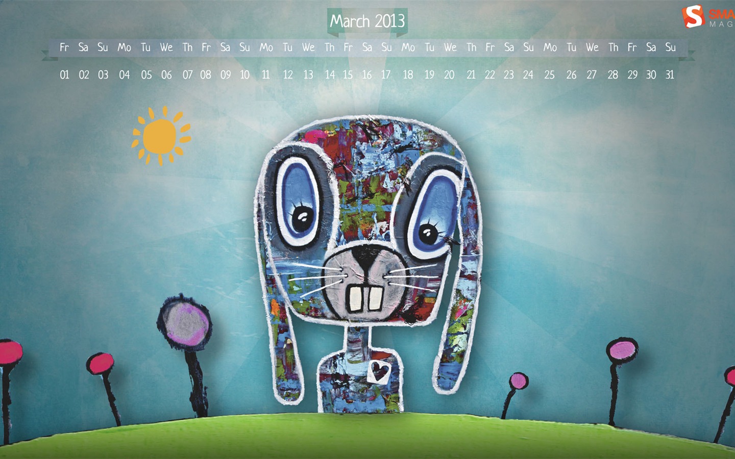 03 2013 pantalla de calendario (1) #1 - 1440x900