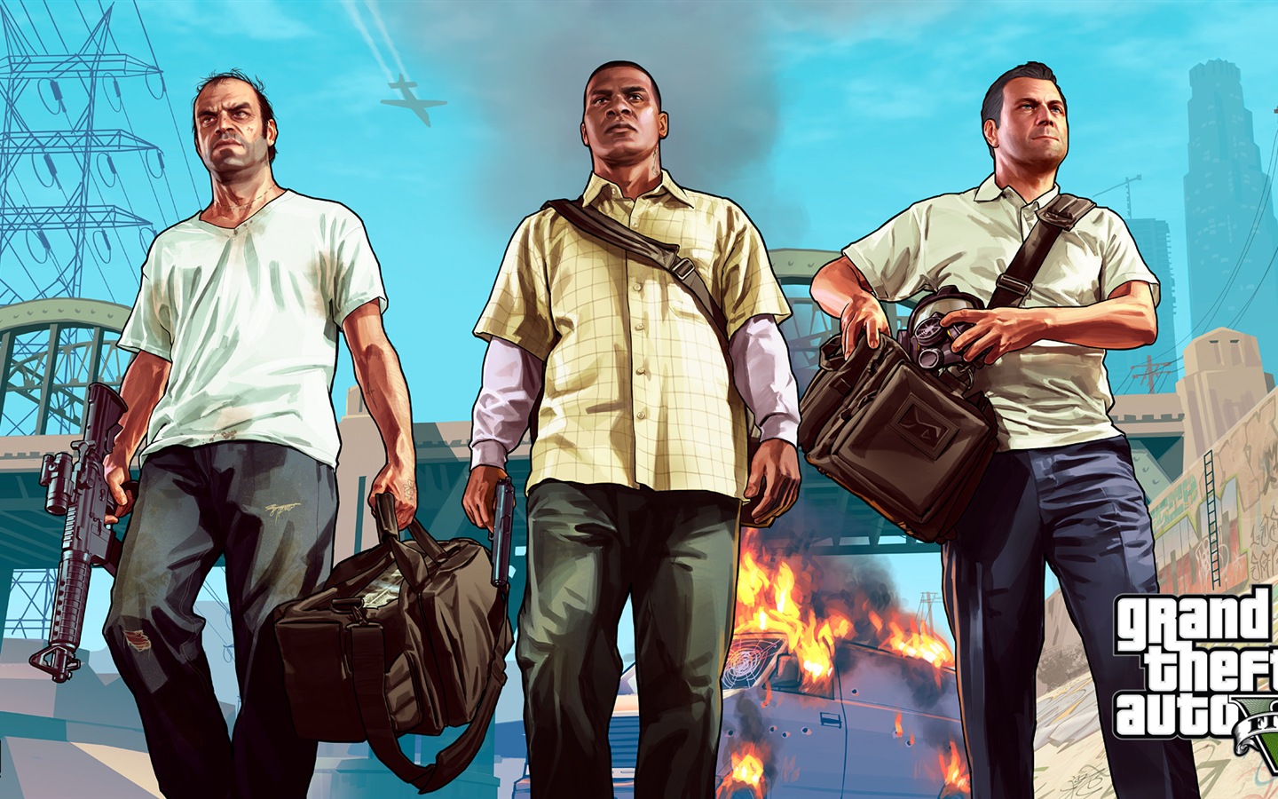 Grand Theft Auto V 侠盗猎车手5 高清游戏壁纸1 - 1440x900