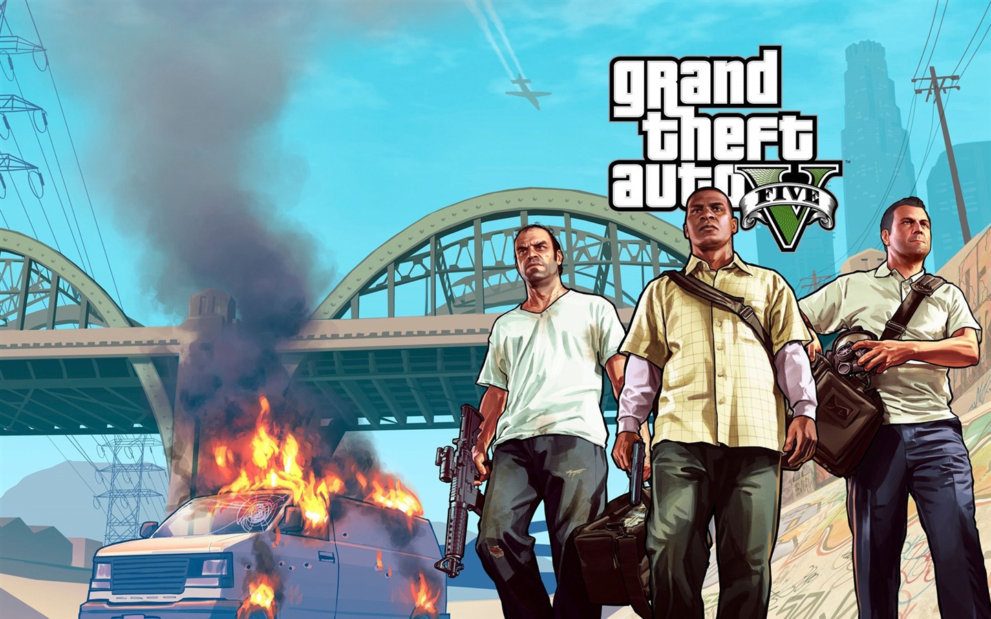 Grand Theft Auto V GTA 5 fonds d'écran de jeux HD #7 - 1440x900