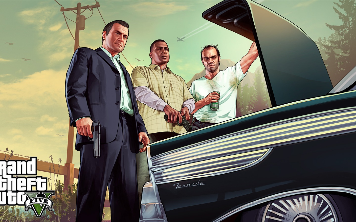 Grand Theft Auto V GTA 5 обои HD игры #20 - 1440x900