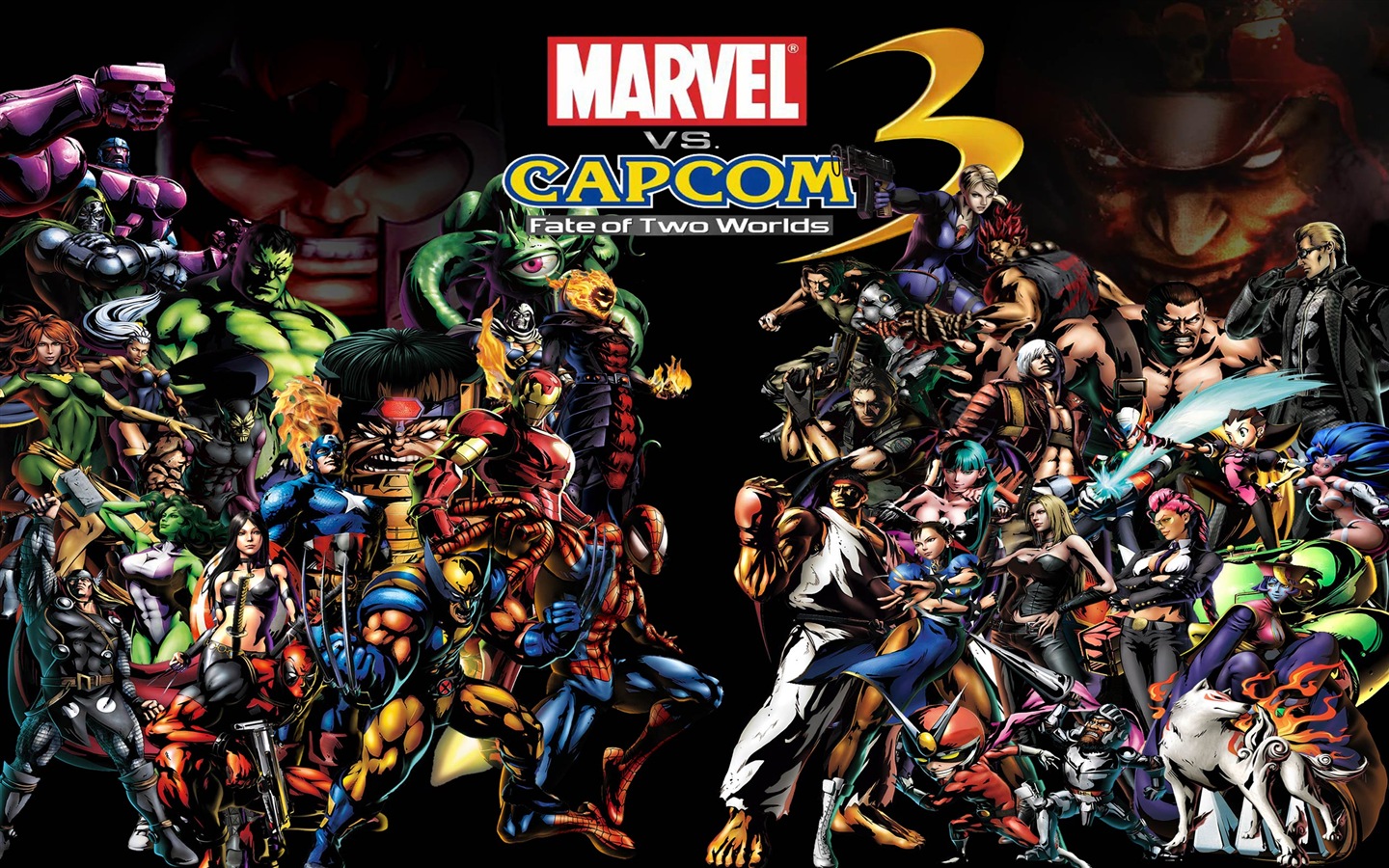 Marvel VS. Capcom 3: Fate of Two Worlds fonds d'écran de jeux HD #1 - 1440x900