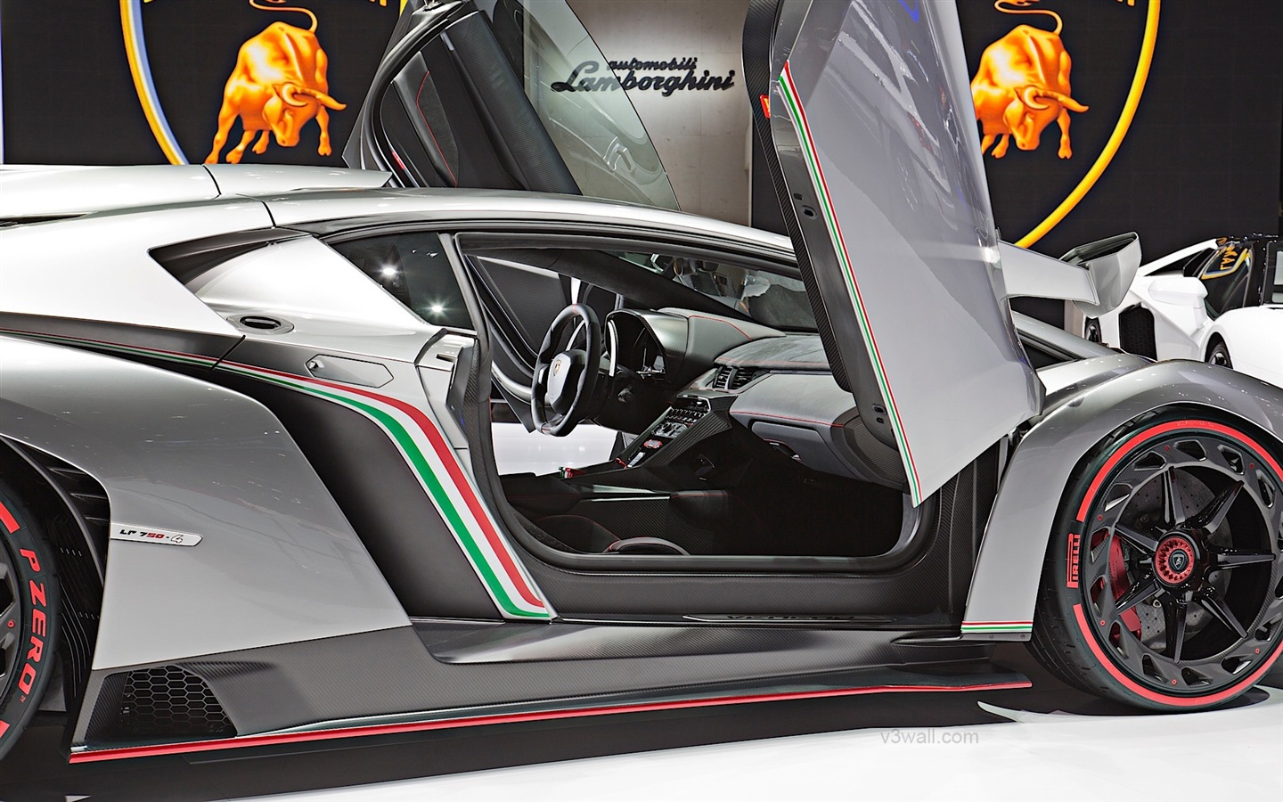 2013 Lamborghini Veneno Luxus-Supersportwagen HD Wallpaper #11 - 1440x900