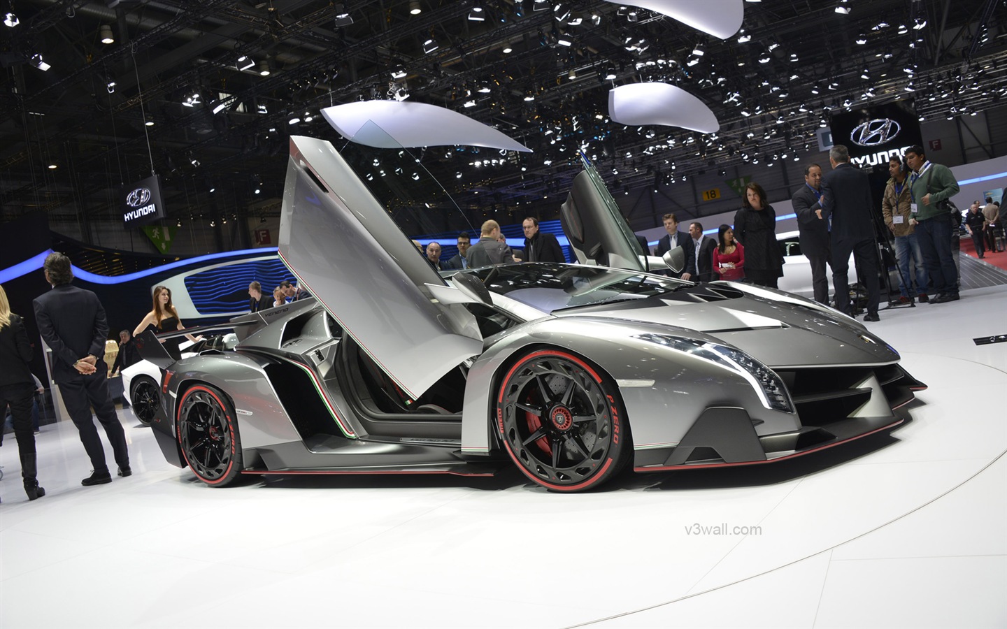 2013 Lamborghini Veneno роскошных суперкаров HD обои #12 - 1440x900