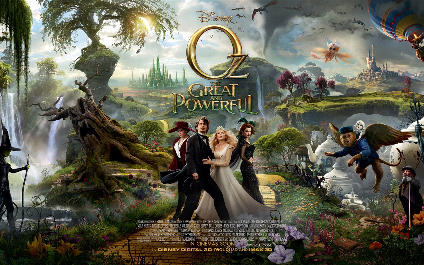 Oz The Great and Powerful 绿野仙踪 高清壁纸20 - 1440x900