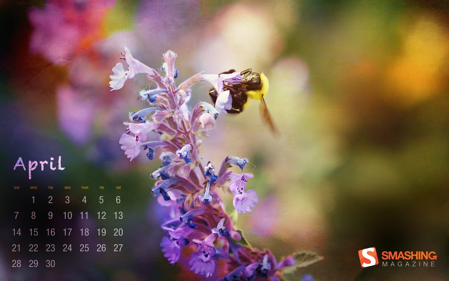 April 2013 Calendar wallpaper (1) #1 - 1440x900