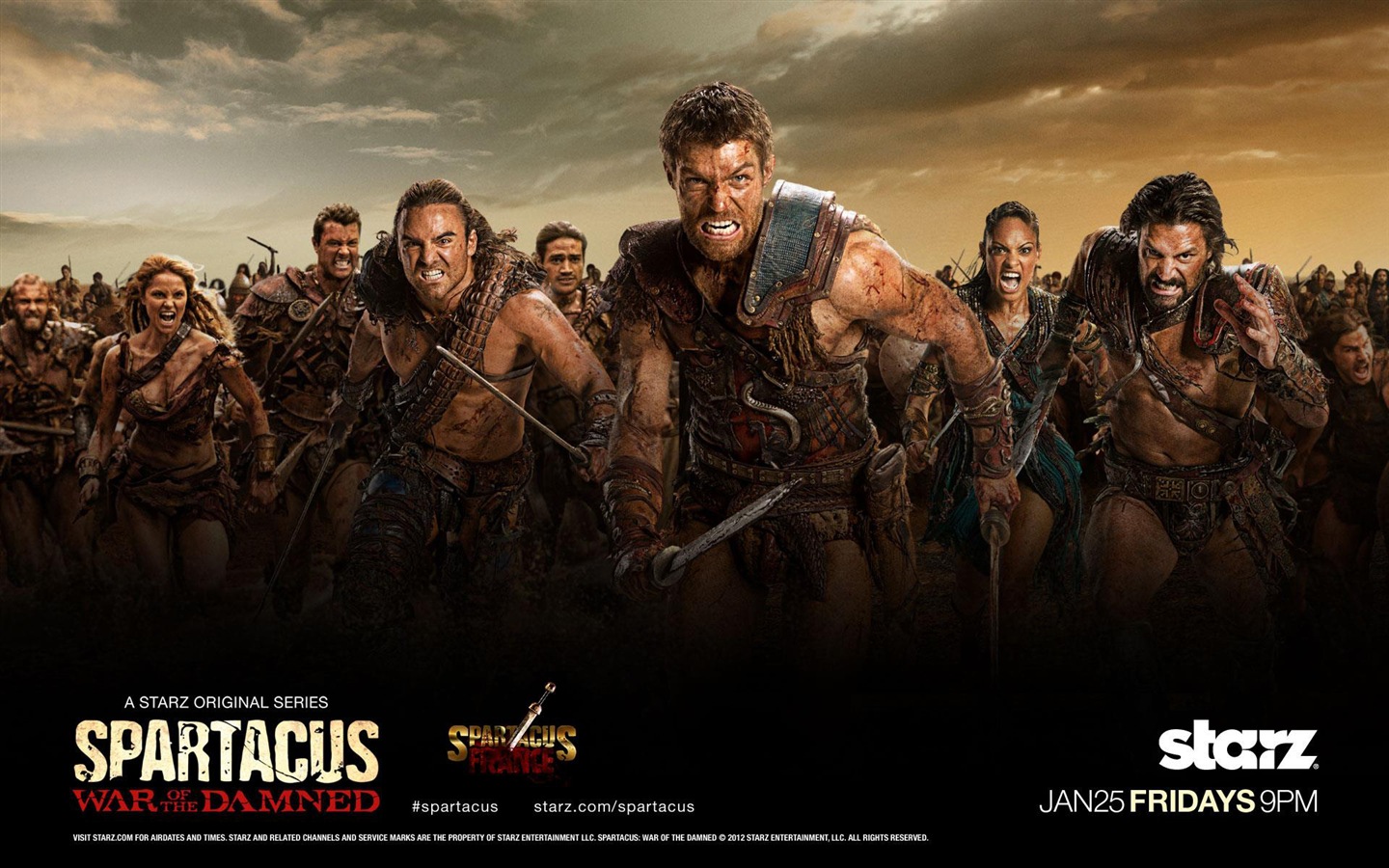 Spartacus: War of the Damned 斯巴达克斯：亡者之役 高清壁纸1 - 1440x900