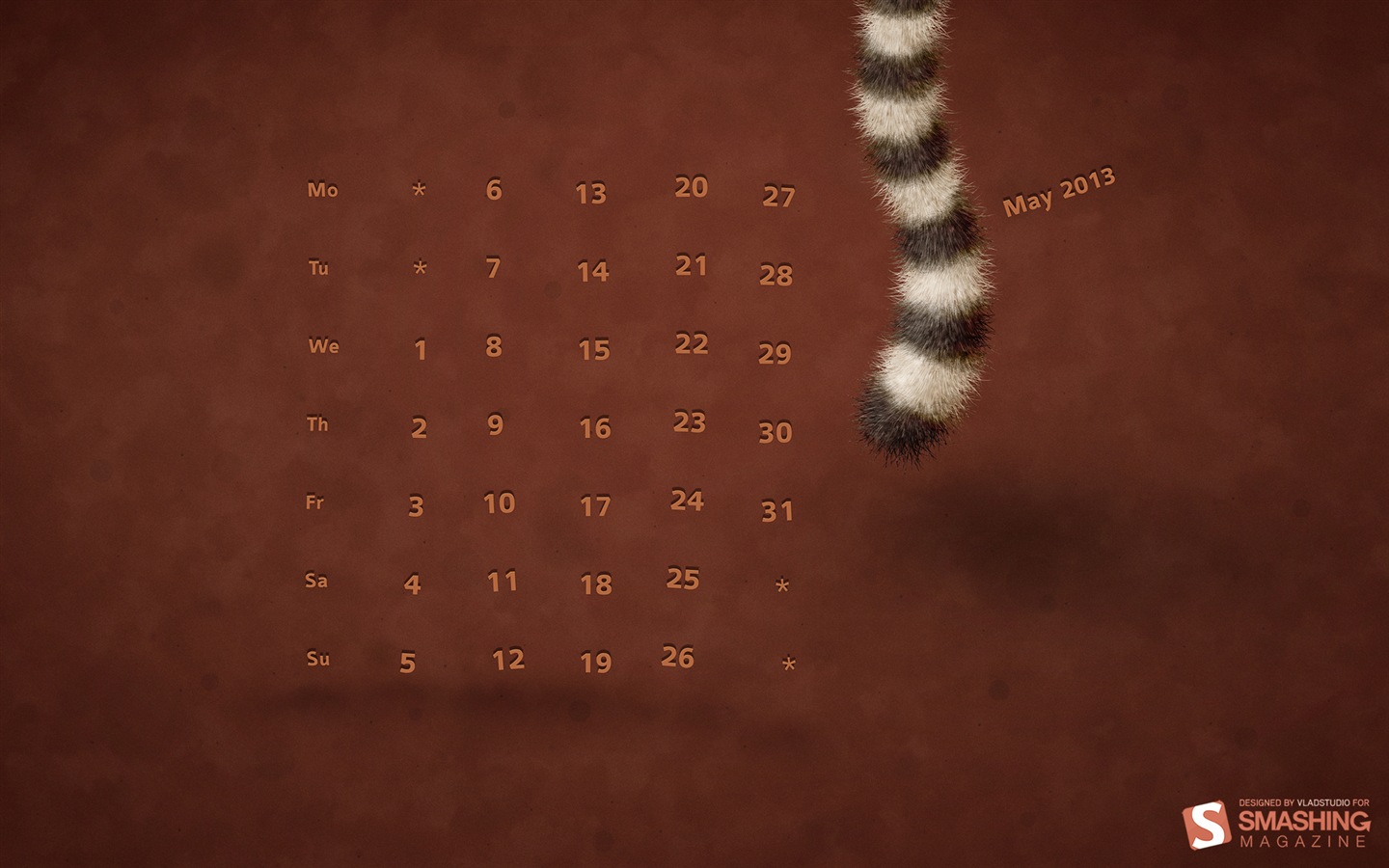 05. 2013 Kalendář tapety (2) #18 - 1440x900