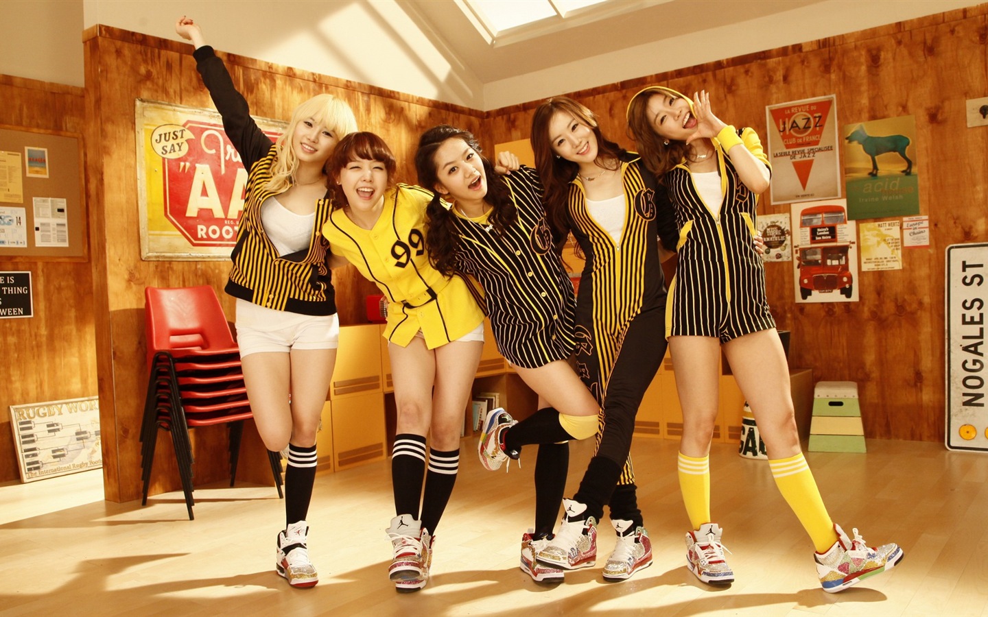 Jour Corée musique pop filles les fonds d'écran HD de la fille #6 - 1440x900