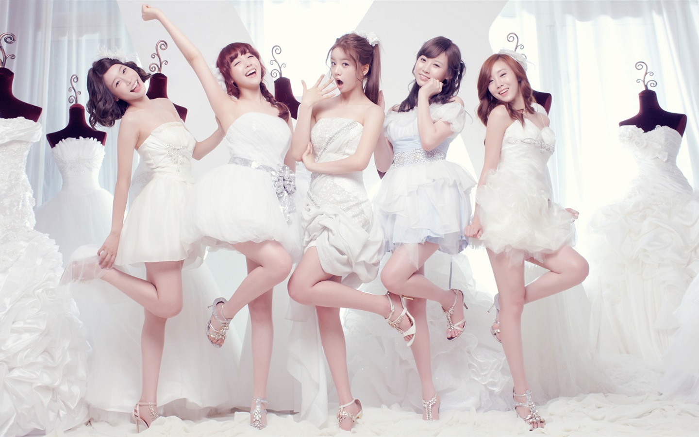 Girl's Day Korea pop music girls HD wallpapers #10 - 1440x900