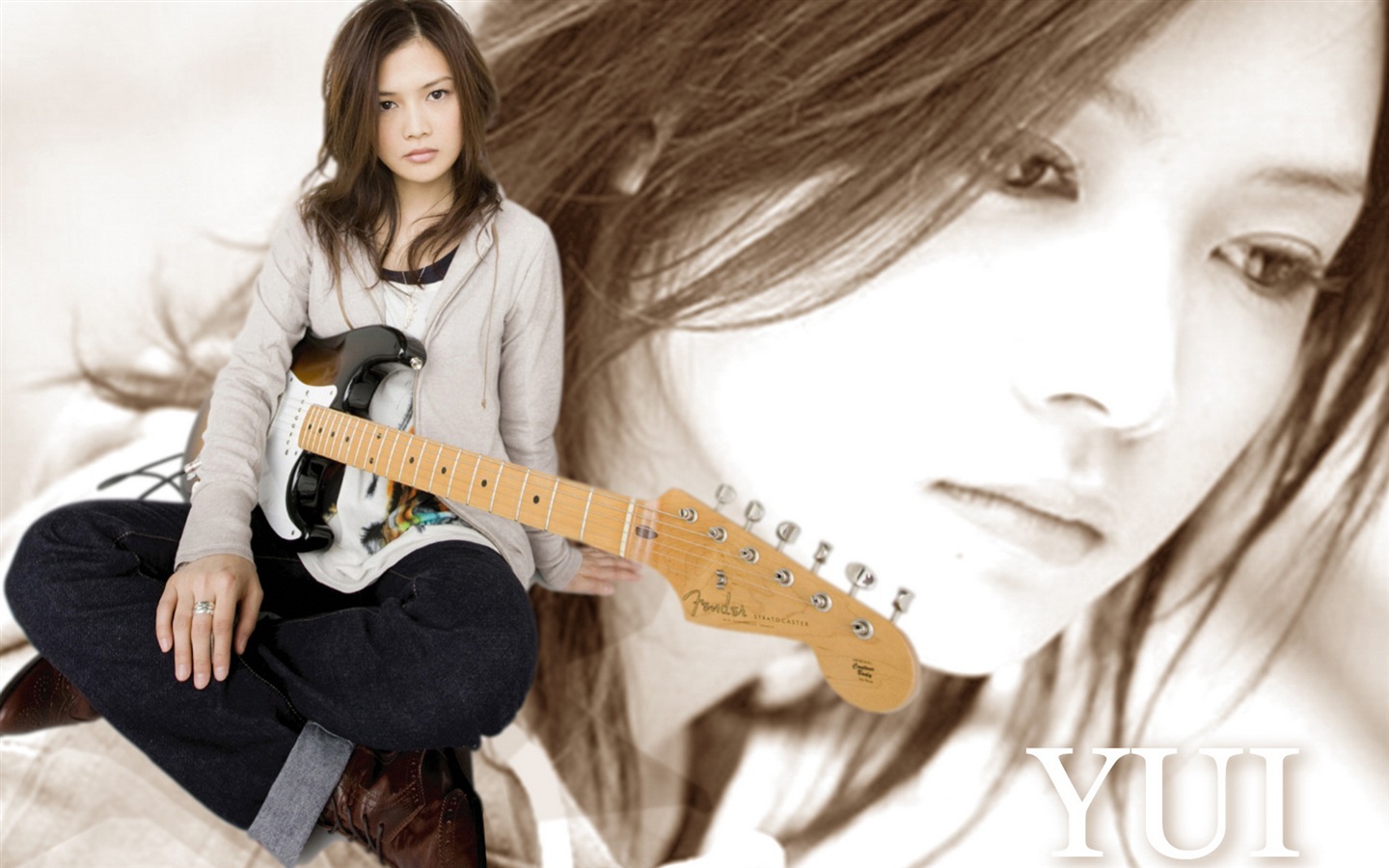 일본 가수 요시오카 유이의 HD 배경 화면 #12 - 1440x900