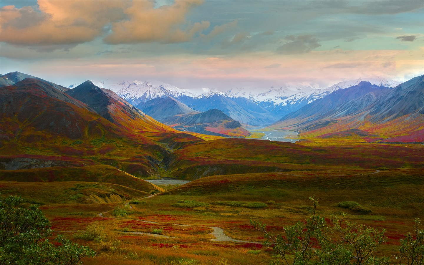 Parque Nacional Denali HD fondos de pantalla paisaje #5 - 1440x900