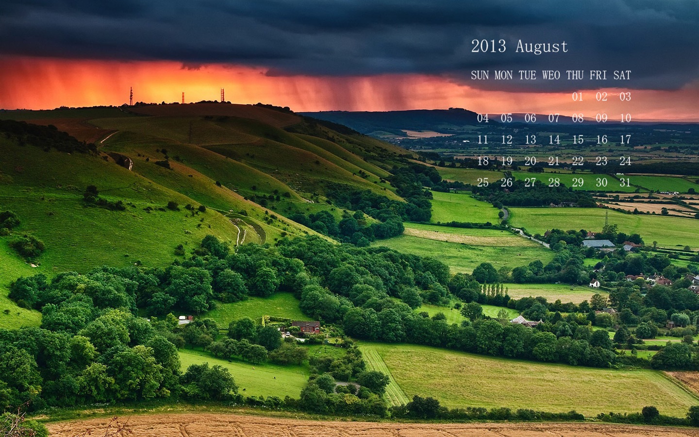 08 2013 calendario fondo de pantalla (1) #3 - 1440x900
