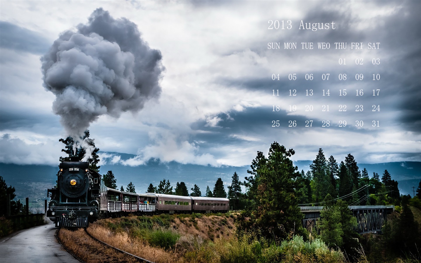 08 2013 calendario fondo de pantalla (1) #6 - 1440x900