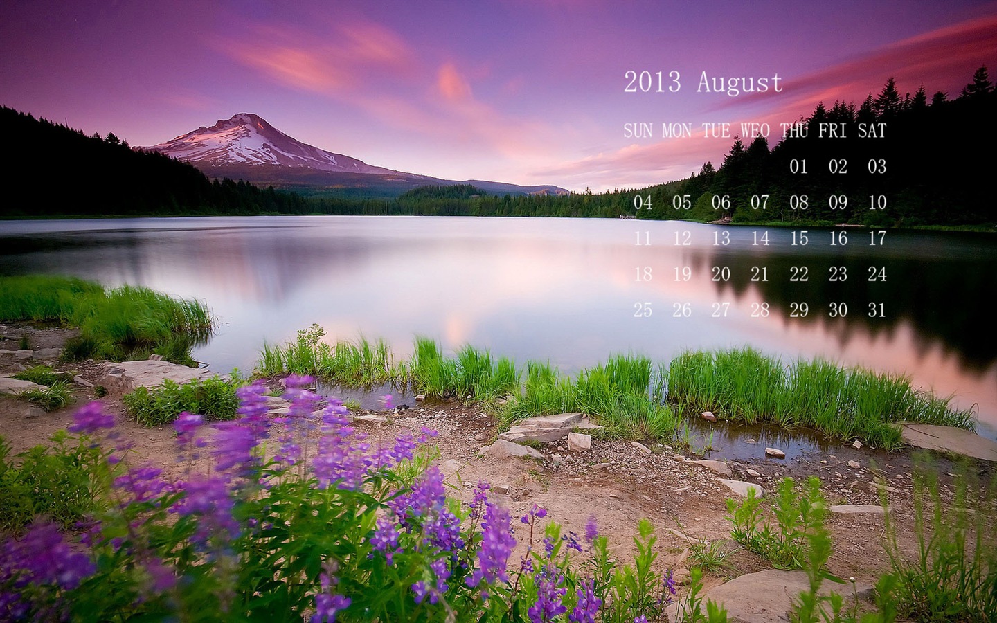 08 2013 calendario fondo de pantalla (1) #8 - 1440x900
