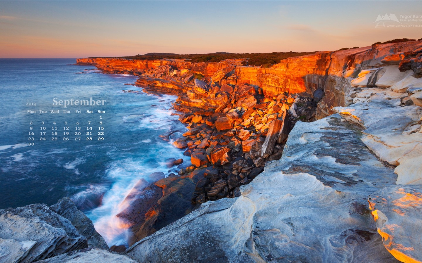 09 2013 Calendar fondo de pantalla (1) #1 - 1440x900