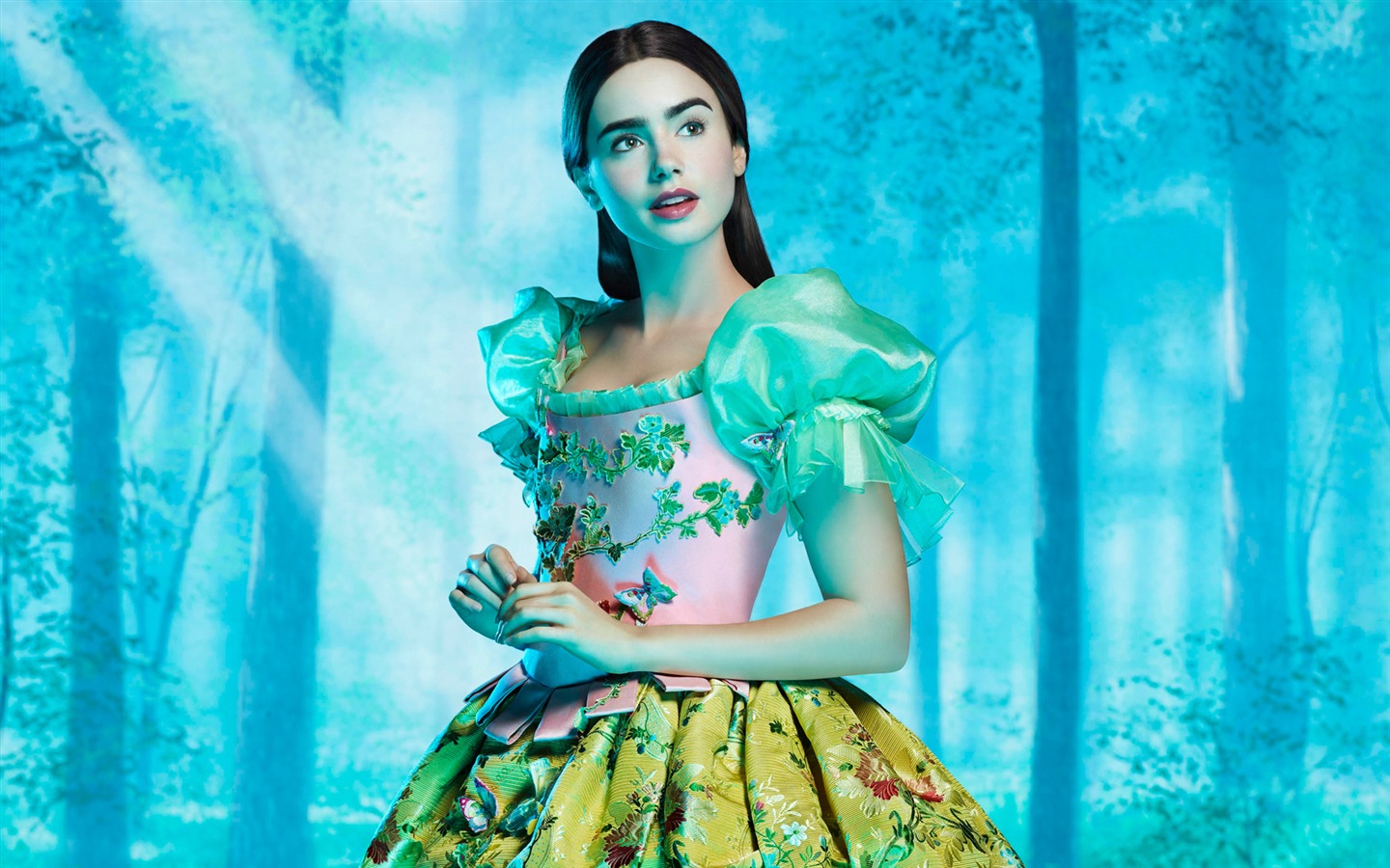 Lily Collins hermosos fondos de pantalla #17 - 1440x900