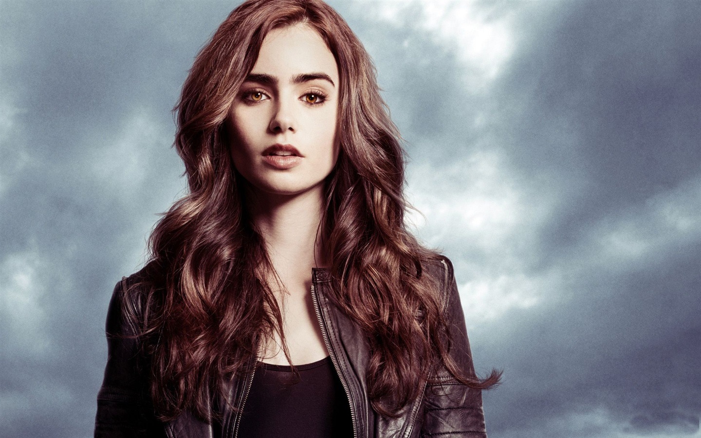 Lily Collins beautiful wallpapers #18 - 1440x900