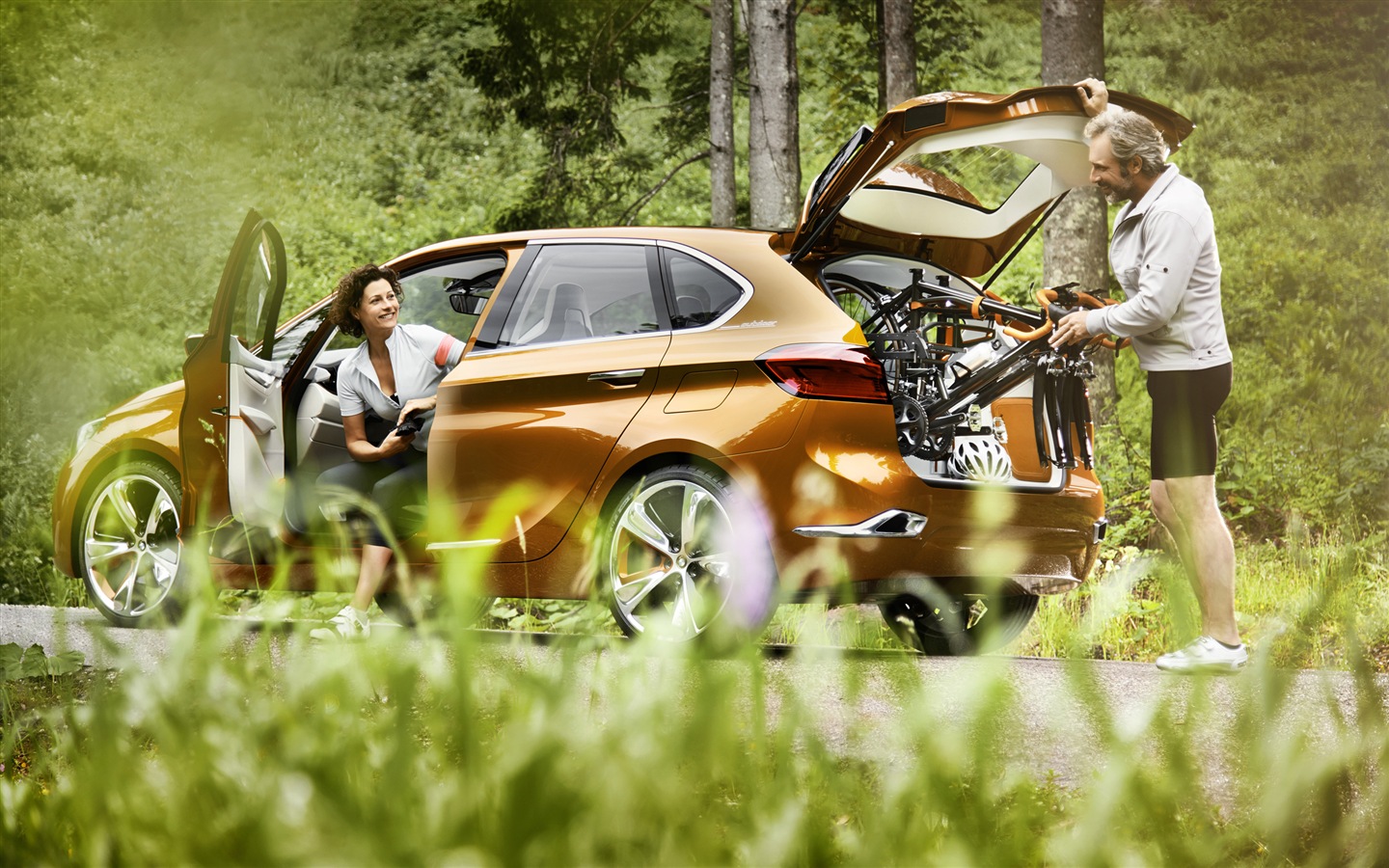 2013 BMW Concept Активный Tourer HD обои #9 - 1440x900