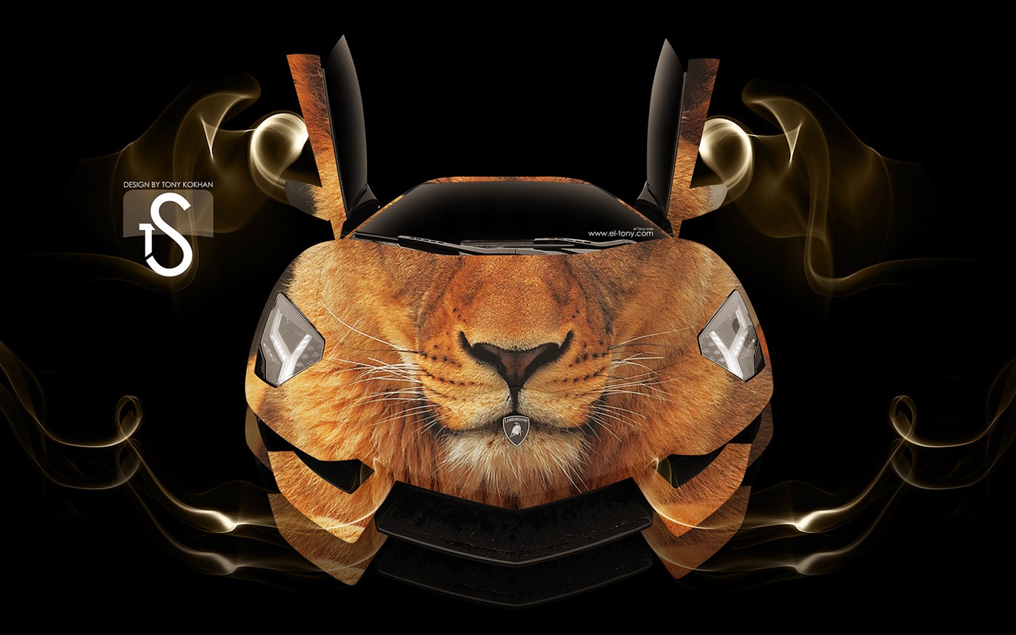 Kreative Traumauto Design Tapeten, Tier Automobil #3 - 1440x900