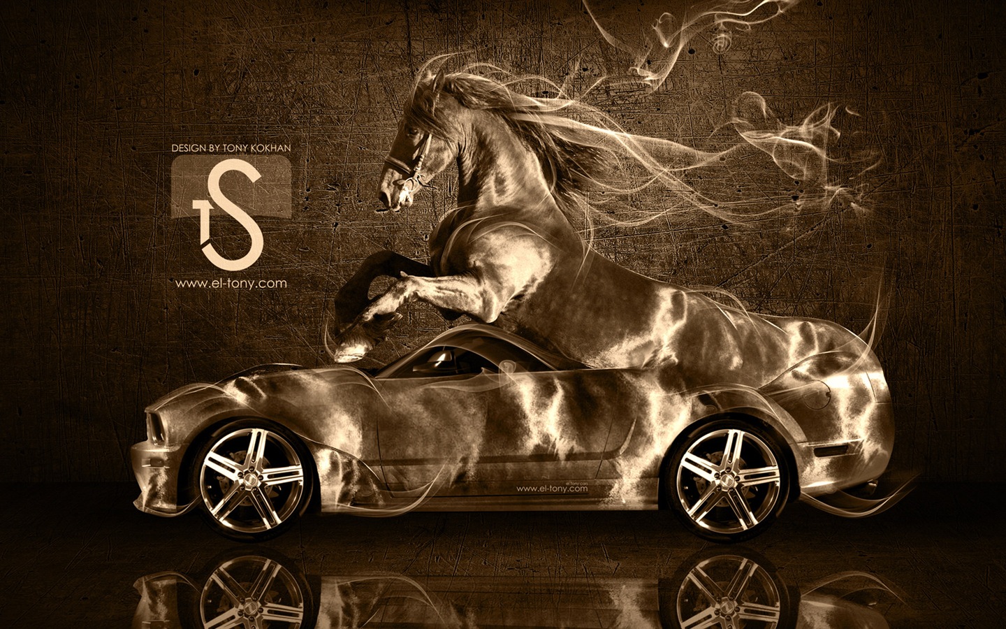 Creative dream car design wallpaper, Animal automotive #8 - 1440x900